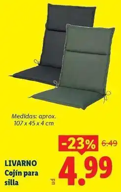 Ocine Livarno - cojin para silla oferta