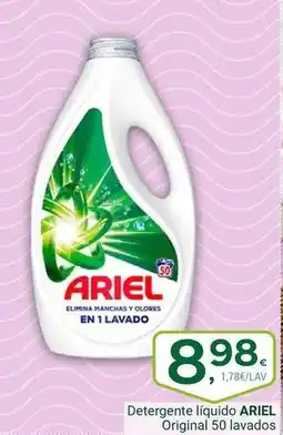 Supermercados Dani Ariel - detergente líquido original 50 lavados oferta