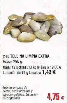 Abordo Tellina limpia extra oferta