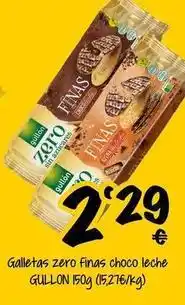 Cash Fresh Gullón - galletas zero finas choco leche oferta