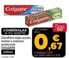 Supeco Colgate - dentifrico triple accion oferta