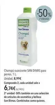 El Corte Inglés San - champú suavizante para perros oferta