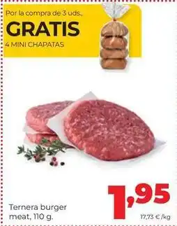 Alimerka Ternera burger meat oferta