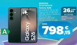 Carrefour Samsung - smartphone galaxy s26 oferta