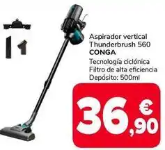 Supeco Cecotec - conga aspirador vertical thunderbrush 560 oferta