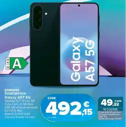 Carrefour Samsung - smartphone galaxy a57 5g oferta