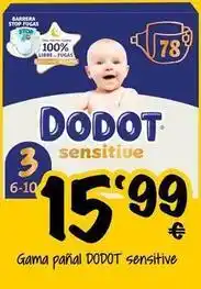 Cash Fresh Dodot - gama pañal sensitive oferta