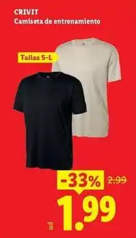 Ocine Crivit - camiseta de entrenamiento oferta