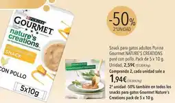 El Corte Inglés Purina - nature's creations snack para gatos adultos oferta