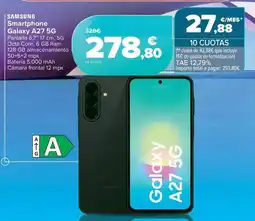 Carrefour Samsung - smartphone galaxy a27 5g oferta