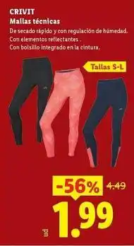 Ocine Crivit - mallas técnicas oferta