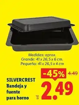 Ocine Silvercrest - bandeja y fuente para horno oferta