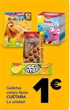 Supeco Cuétara - galletas oferta