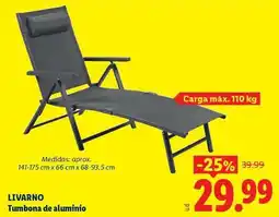 Ocine Livarno - tumbona de aluminio oferta