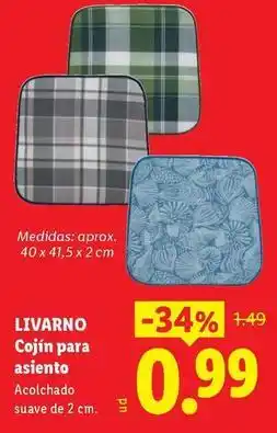 Ocine Livarno - cojin para asiento oferta