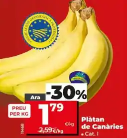 Dia Plàtan de Canàries oferta