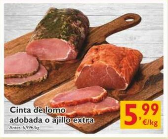Cash Ecofamilia Cinta de lomo adobada o ajillo extra oferta