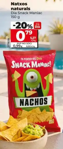 Dia Natxos naturals Dia Snack Maniac oferta