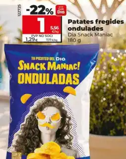Dia Patates fregides ondulades Dia Snack Maniac oferta