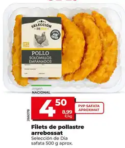 Dia Filets de pollastre arrebossat Selección de Dia oferta