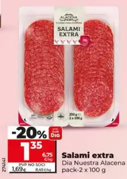 Dia Salami extra Dia Nuestra Alacena oferta