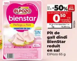 Dia Pit de gall dindi BienStar reduït en sal ElPozo oferta