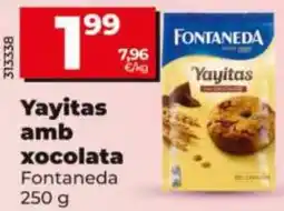 Dia Yayitas amb xocolata Fontaneda oferta