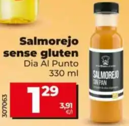 Dia Salmorejo sense gluten Dia Al Punto oferta