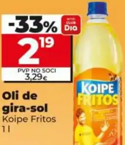 Dia Oli de gira-sol Koipe Fritos oferta