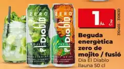 Dia Beguda energètica zero de mojito / fusió Dia El Diablo llauna oferta