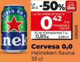 Dia Cervesa 0,0 Heineken llauna oferta