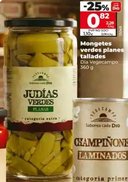Dia Mongetes verdes planes tallades Dia Vegecampo oferta