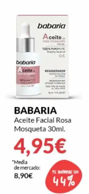 PrimaPrix Babaria Aceite Facial Rosa Mosqueta 30 ml oferta