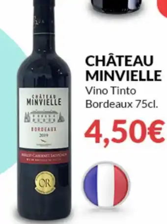 PrimaPrix Château Minvielle Vino Tinto Bordeaux 75cl oferta