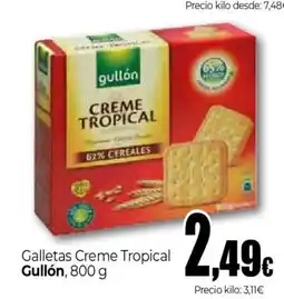 Unide Market GULLÓN Galletas Creme Tropical oferta