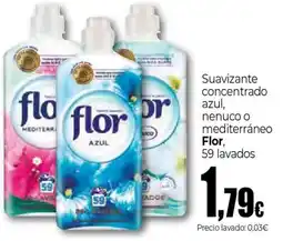 Unide Market FLOR Suavizante concentrado azul, nenuco o mediterráneo oferta