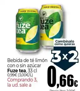 Unide Market FUZE TEA Bebida de té limón con o sin azúcar oferta