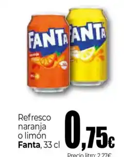 Unide Market FANTA Refresco naranja o limón oferta