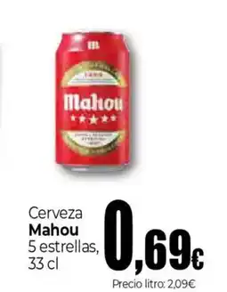 Unide Market MAHOU Cerveza 5 estrellas oferta