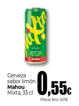 Unide Market MAHOU Cerveza sabor limón oferta