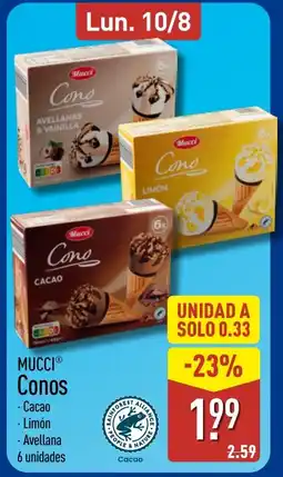 ALDI MUCCI Conos oferta