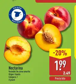 ALDI Nectarina oferta