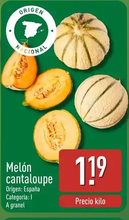 ALDI Melón cantaloupe oferta