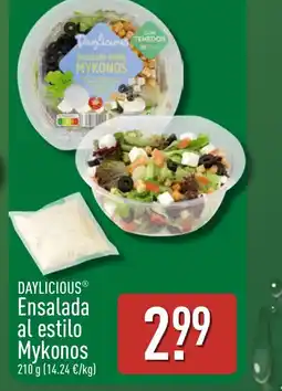ALDI DAYLICIOUS Ensalada al estilo Mykonos oferta