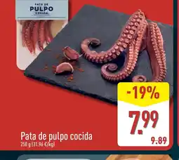 ALDI Pata de pulpo cocida oferta