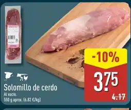 ALDI Solomillo de cerdo oferta