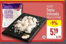 ALDI FLETE Sepia troceada oferta