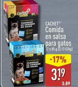 ALDI CACHET Comida en salsa para gatos oferta