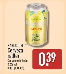 ALDI KARLSQUELL Cerveza radler oferta