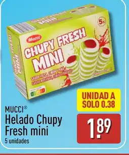 ALDI MUCCI Helado Chupy Fresh mini oferta